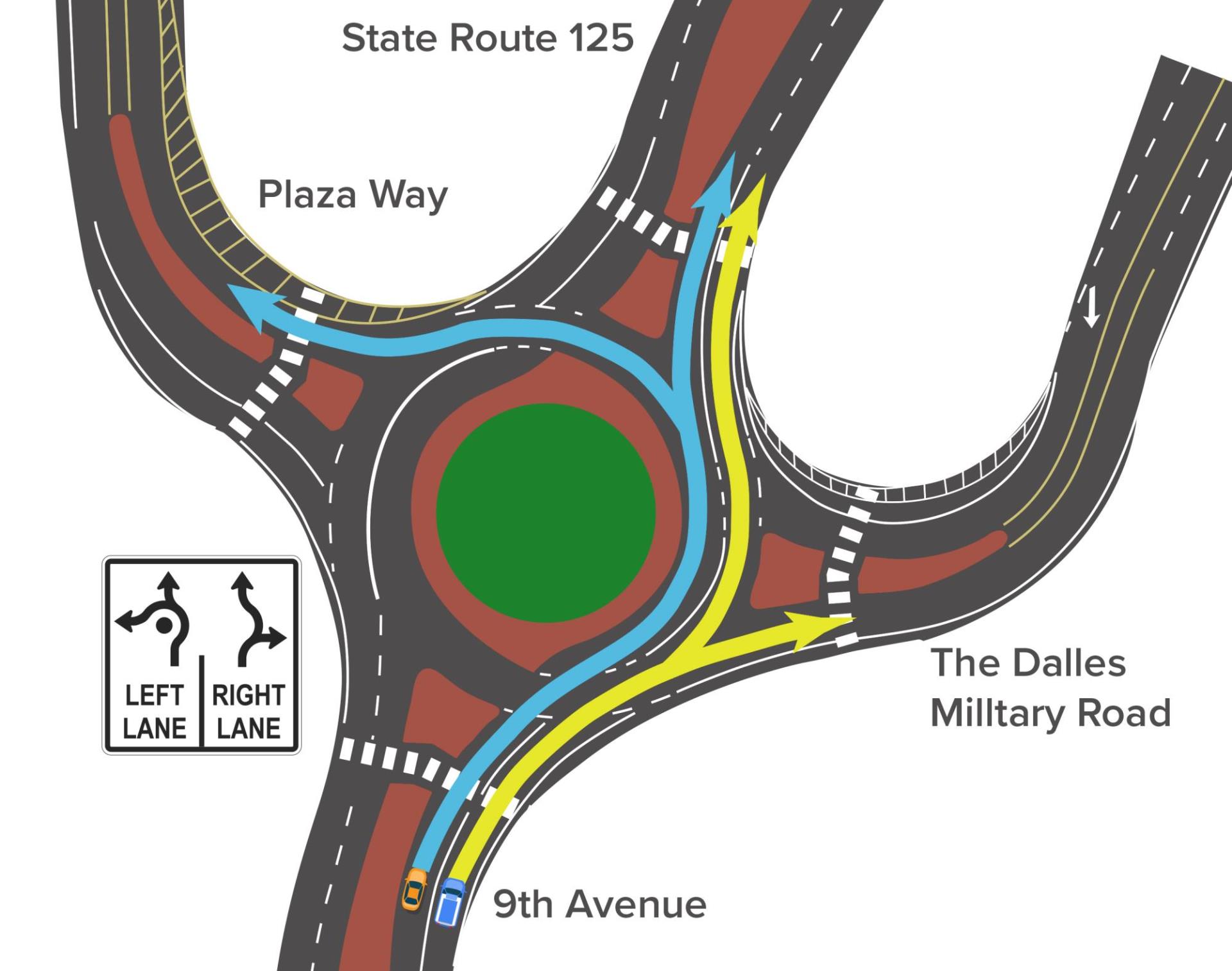 9th Avenue lanes diagram rotated - web