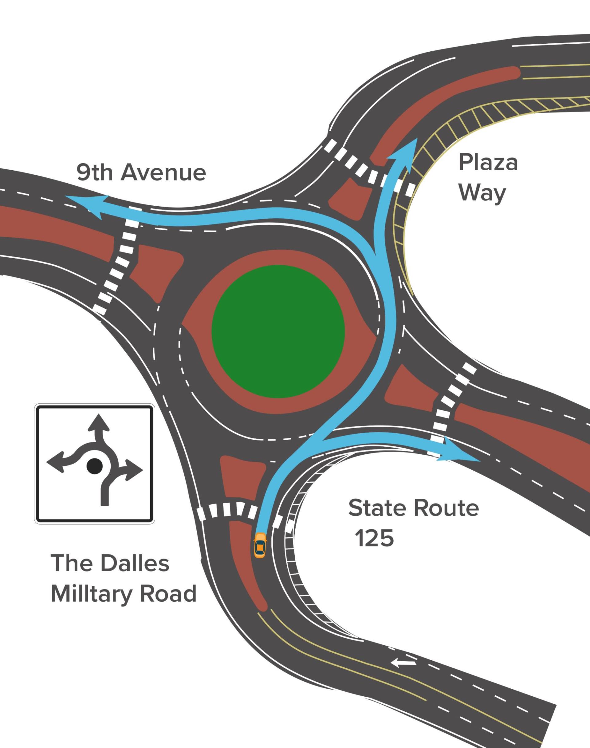 The Dalles Military Road lanes diagram rotated - web